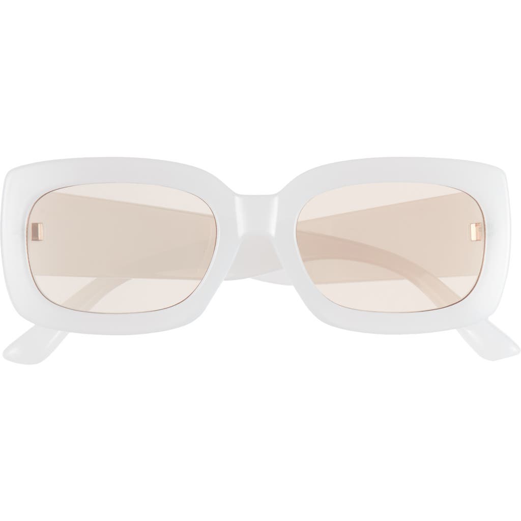 Bp. 50mm Rectangular Sunglasses In Milky White
