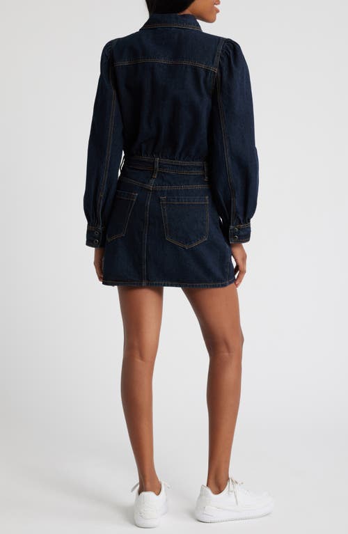 BLANKNYC BLANKNYC LONG SLEEVE DENIM MINIDRESS 