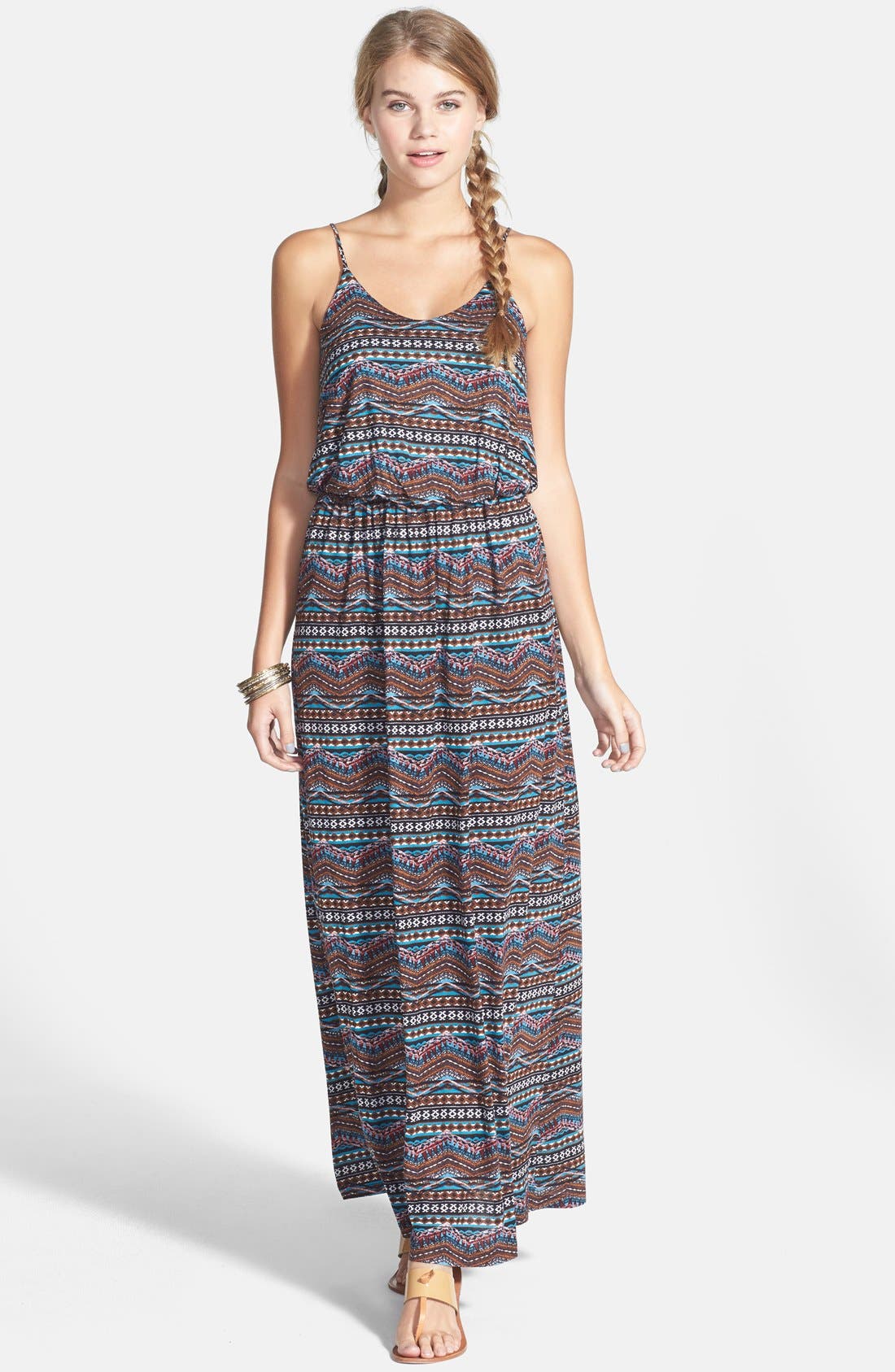 ALL IN FAVOR,
                            Knit Maxi Dress,
                            Main thumbnail 300, color,
                            988