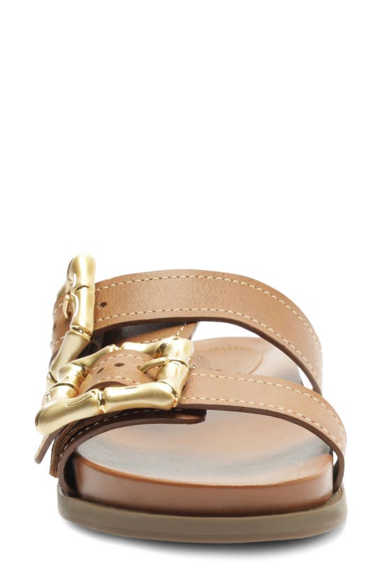 Schutz Enola Dualbuckle Sporty Slide Sandals In New Wood ModeSens