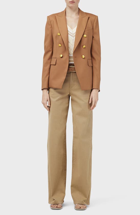 Rag & Bone Sofie Wide-leg Chino Pants In Khaki