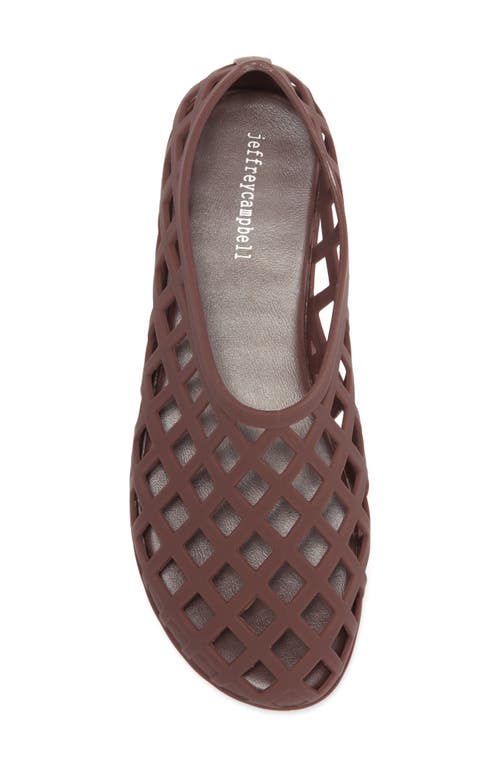 Shop Jeffrey Campbell Jellz Slip-on In Brown Matte