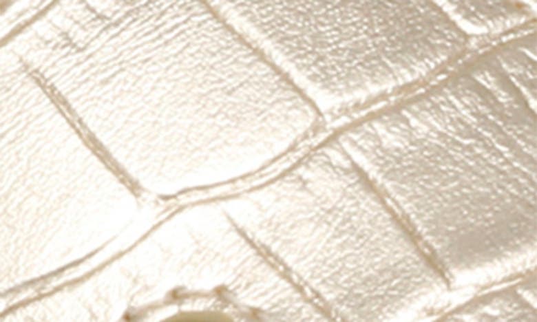 STEVEN NEW YORK STEVEN NEW YORK HUTCHY CROC EMBOSSED SANDAL