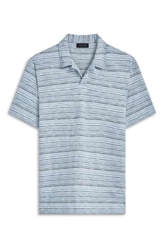 Shop Bugatchi Johnny Collar Polo In Air Blue