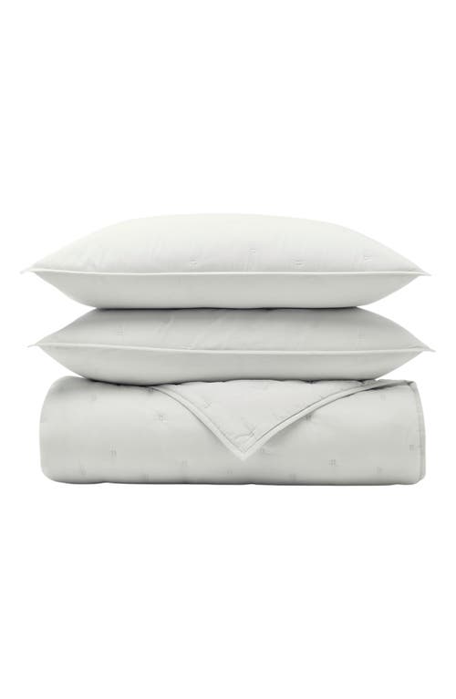 Boll & Branch Airy Organic Cotton Voile Quilt & Shams Set in Sky at Nordstrom