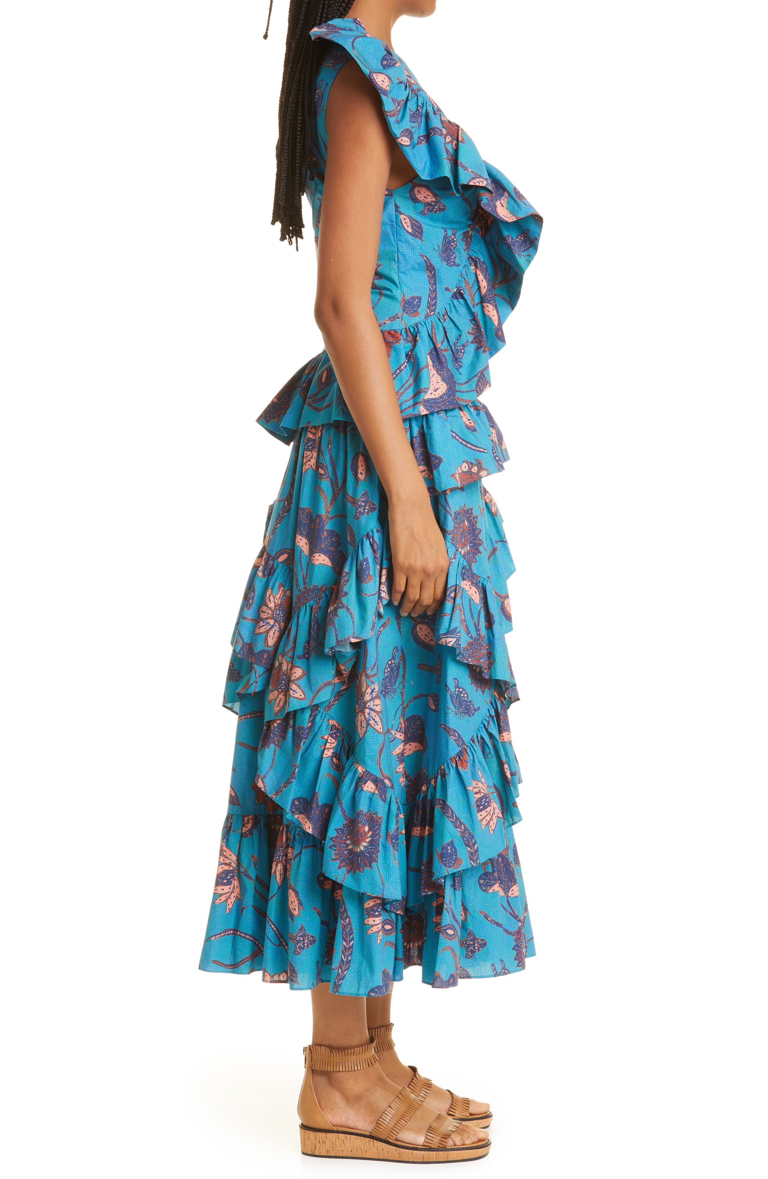 Ulla Johnson Ondine One-Shoulder Ruffle 