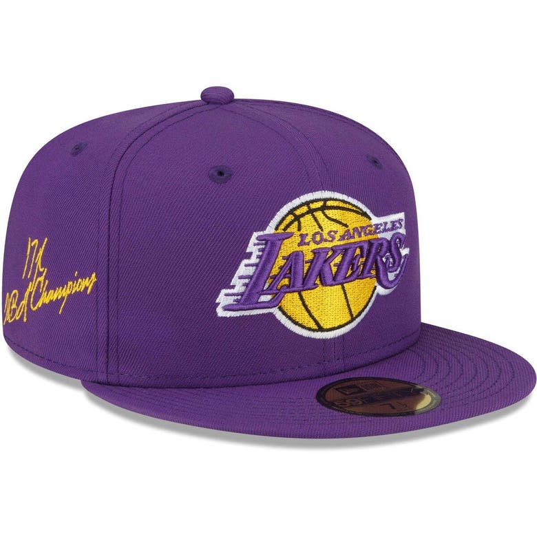 New Era Purple Los Angeles Lakers 17x Nba Finals Champions Dual-tone ...