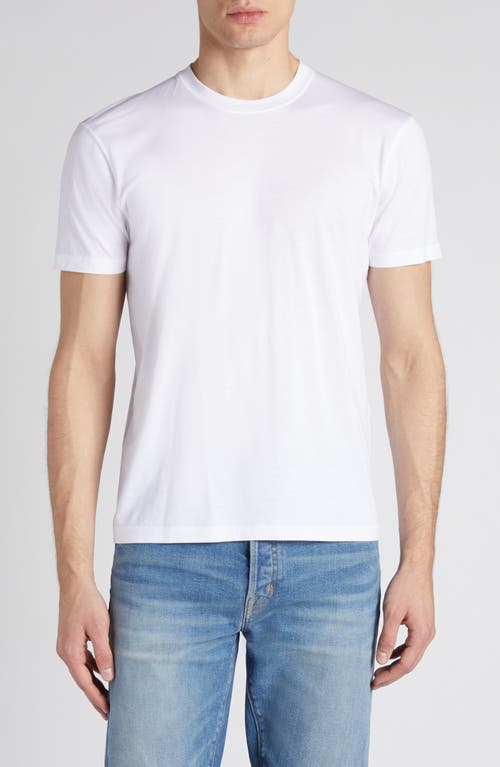 Short Sleeve Crewneck T-Shirt in White