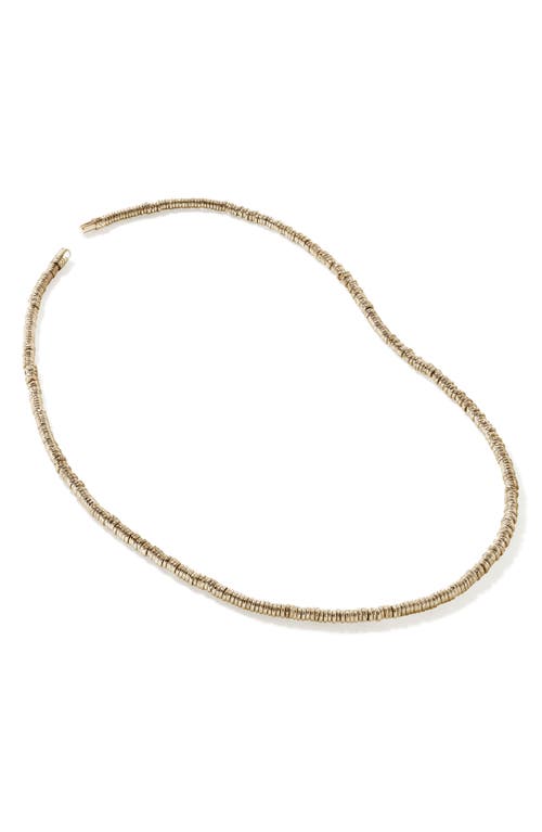 Shop John Hardy Heishi Necklace, Gold