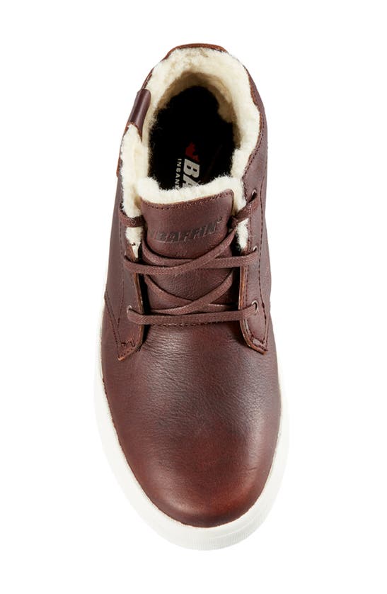 Shop Baffin Distillery Waterproof Faux Shearling Lined Chukka Boot In Brown