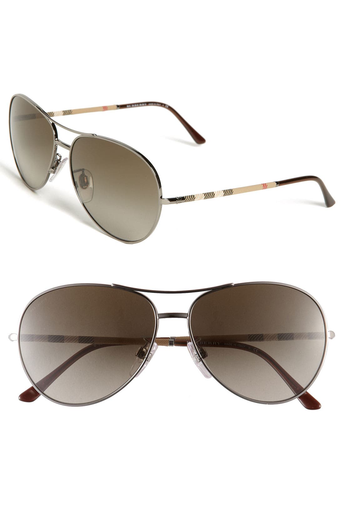 Burberry Metal Aviator Sunglasses | Nordstrom