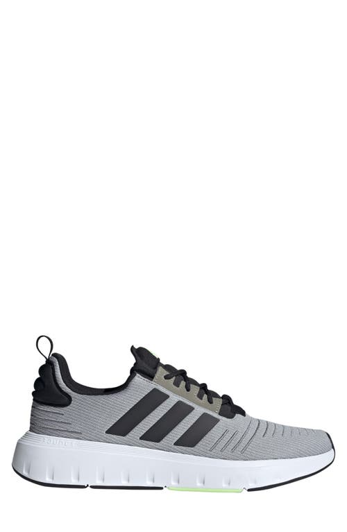 Shop Adidas Originals Adidas Swift Run 23 Running Shoe In Grey 2/black/green Spark