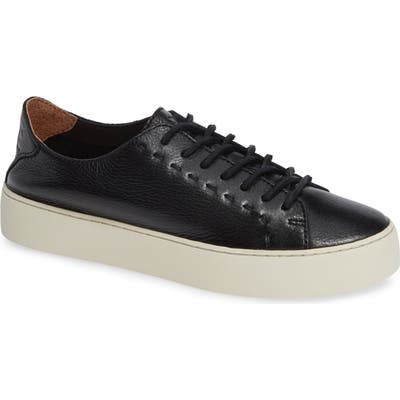 Frye Lena Woven Low Top Sneaker- Black