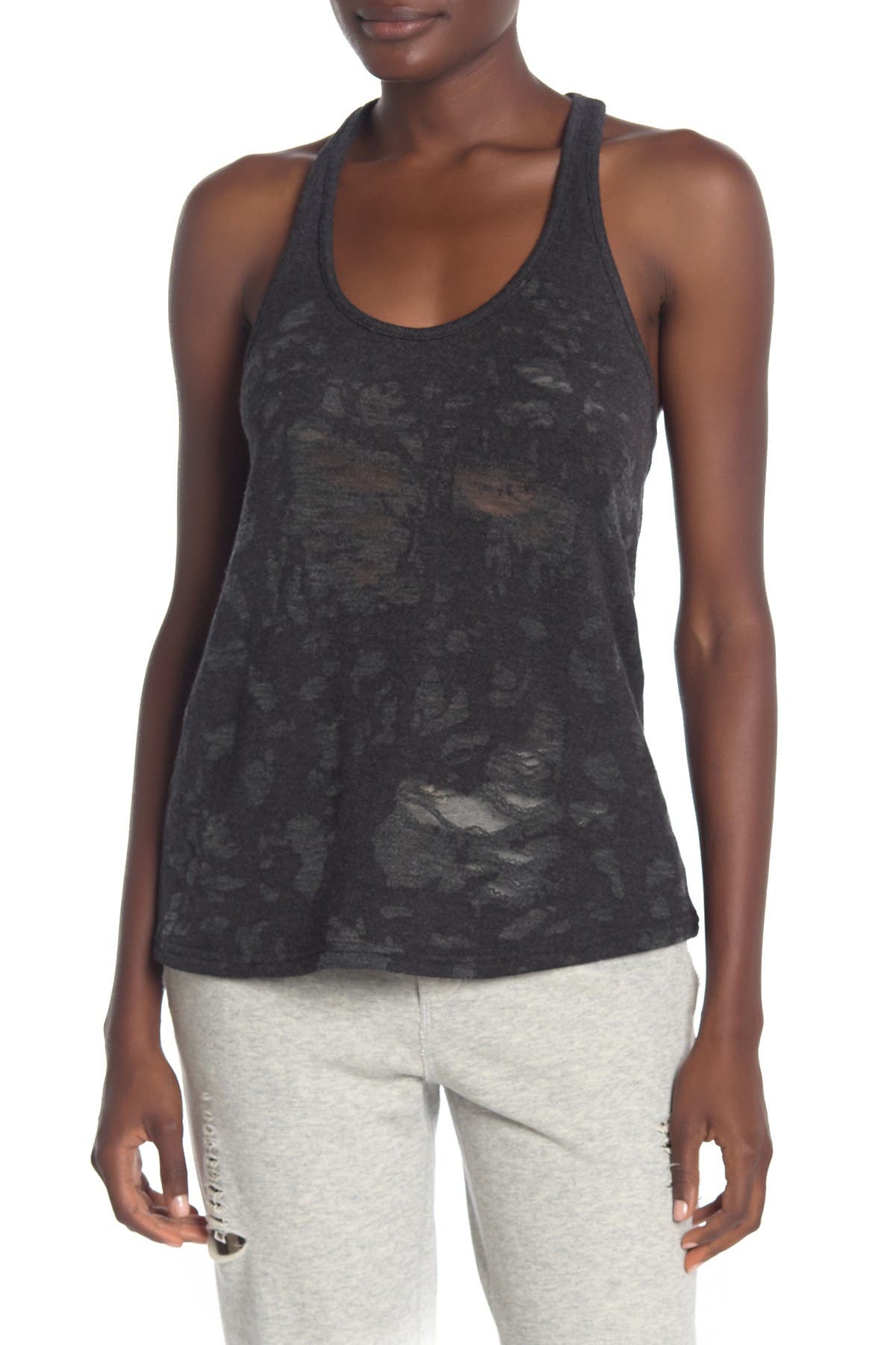 alo yoga distressed tank