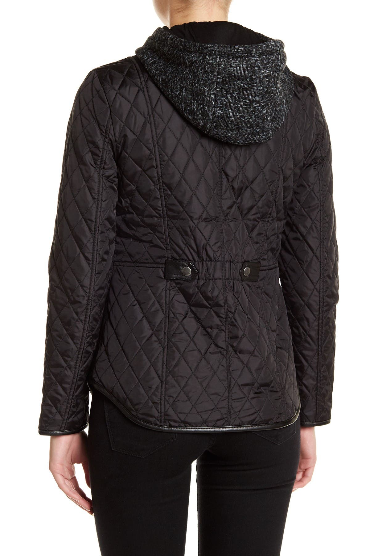 Sebby | Fleece Hoodie Quilt Jacket | Nordstrom Rack