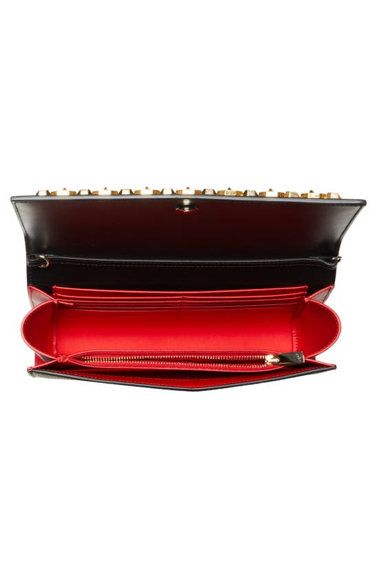 Paloma Clutch Spiked Holographic Leather