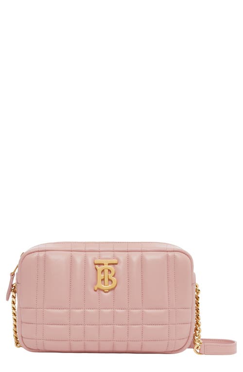 burberry Small Lola Quilted Leather Camera Bag in Dusky Pink