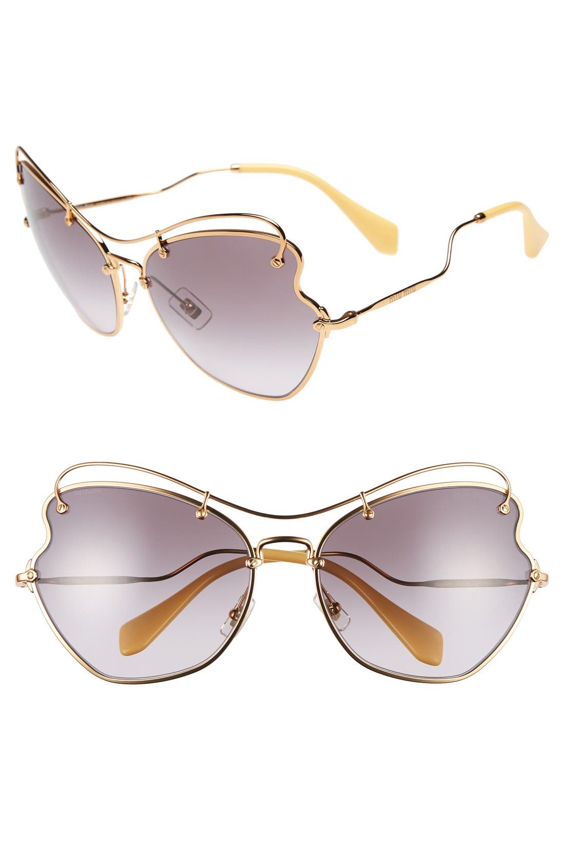 Miu Miu 65mm Sunglasses Nordstrom