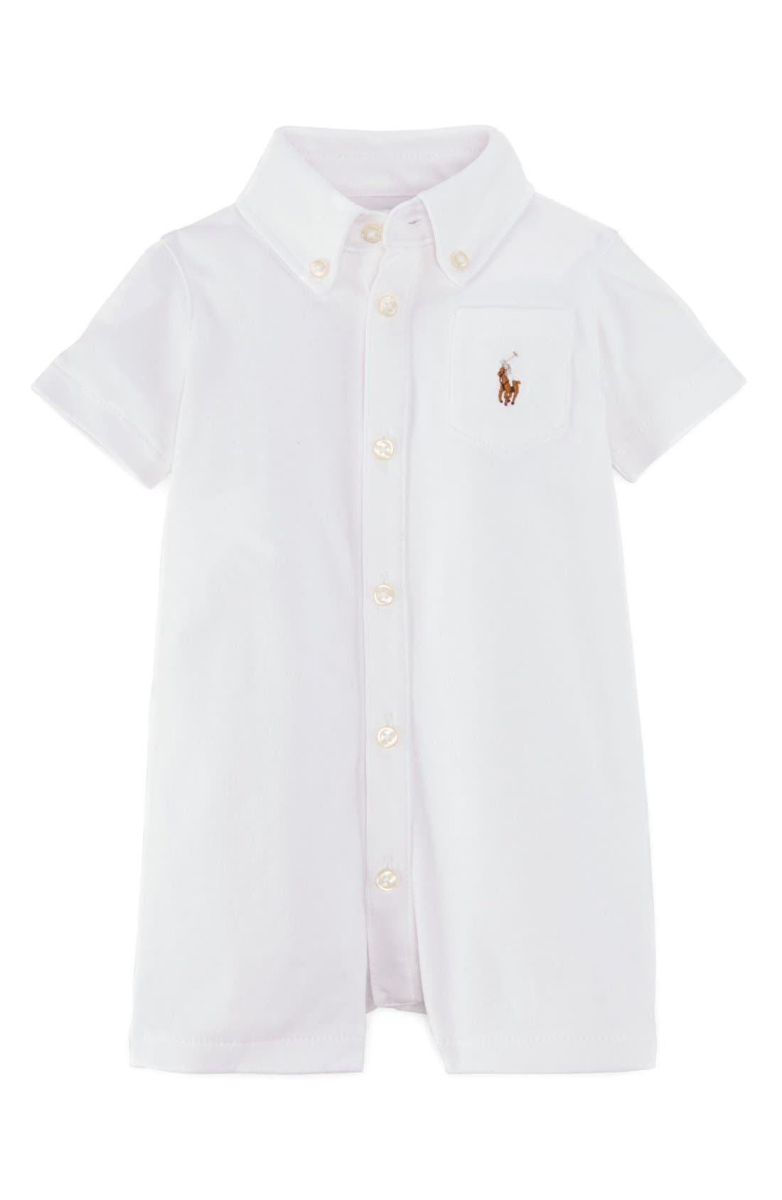 baby boy polo rompers