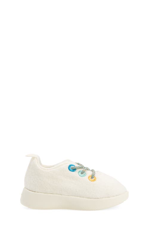 Shop Allbirds Kids' Wool Runner Sneaker In Natural White/natural White