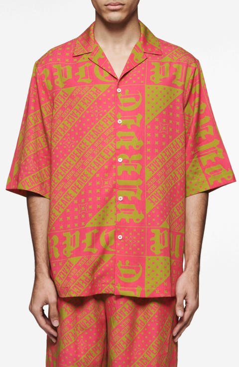 Oversize Lyocell Camp Shirt