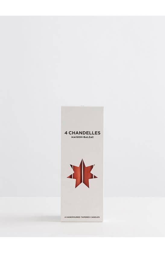 MAISON BALZAC SET OF 4 TAPERED CANDLES