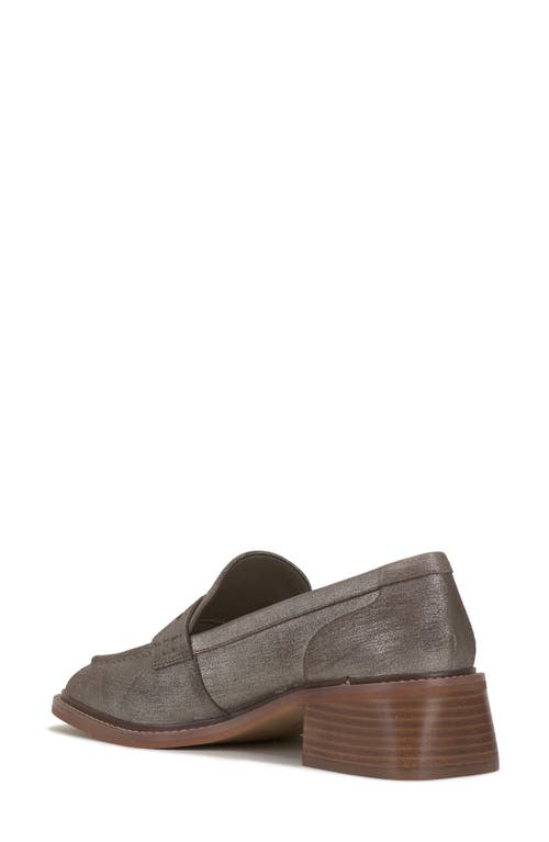 Shop Vince Camuto Enachel Penny Loafer In Dark Taupe/s Dimesu