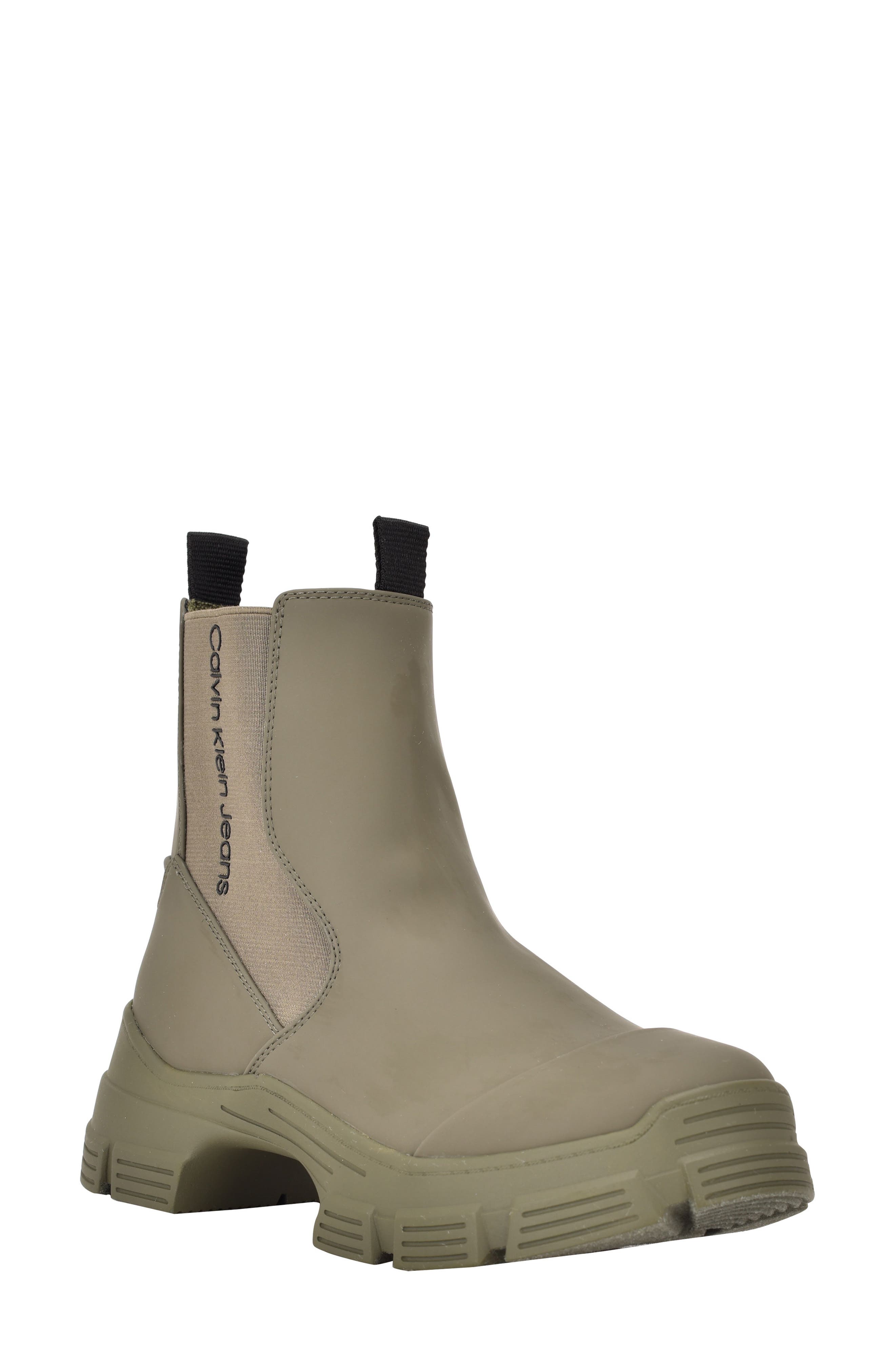 UPC 195972418844 product image for Women's Calvin Klein Dolly Chelsea Boot, Size 8.5 M - Green | upcitemdb.com