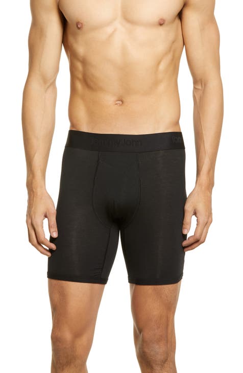 WANDER Mens Sport Underwear 3-Pack for Men Performance 6-inch Athletic  Boxer Brief Tights Active Workout Underwear M/L/XL/XXL A-black(6-inch) Large