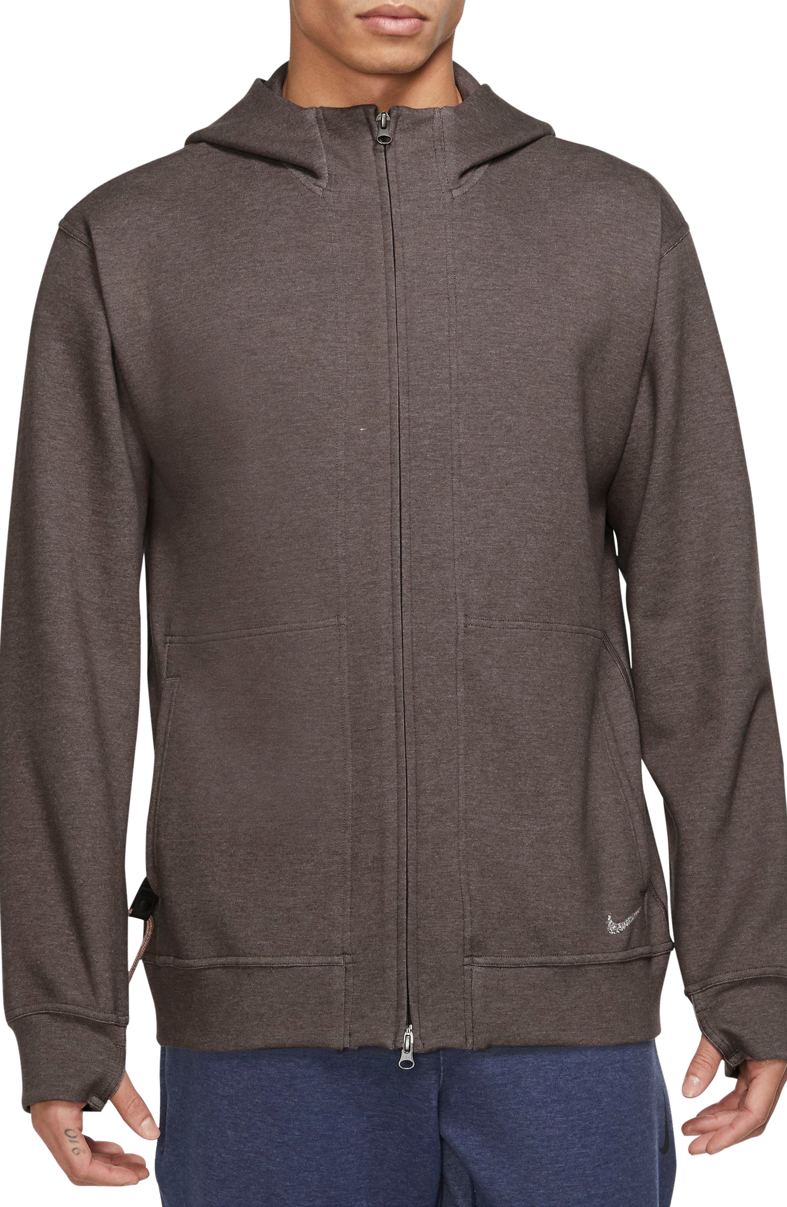 zip up dark grey hoodie