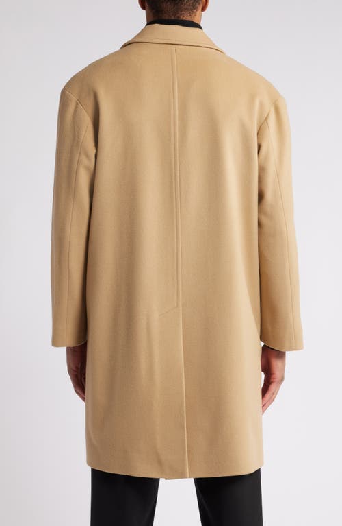 Fleurette Oscar Wool Topcoat In Camel