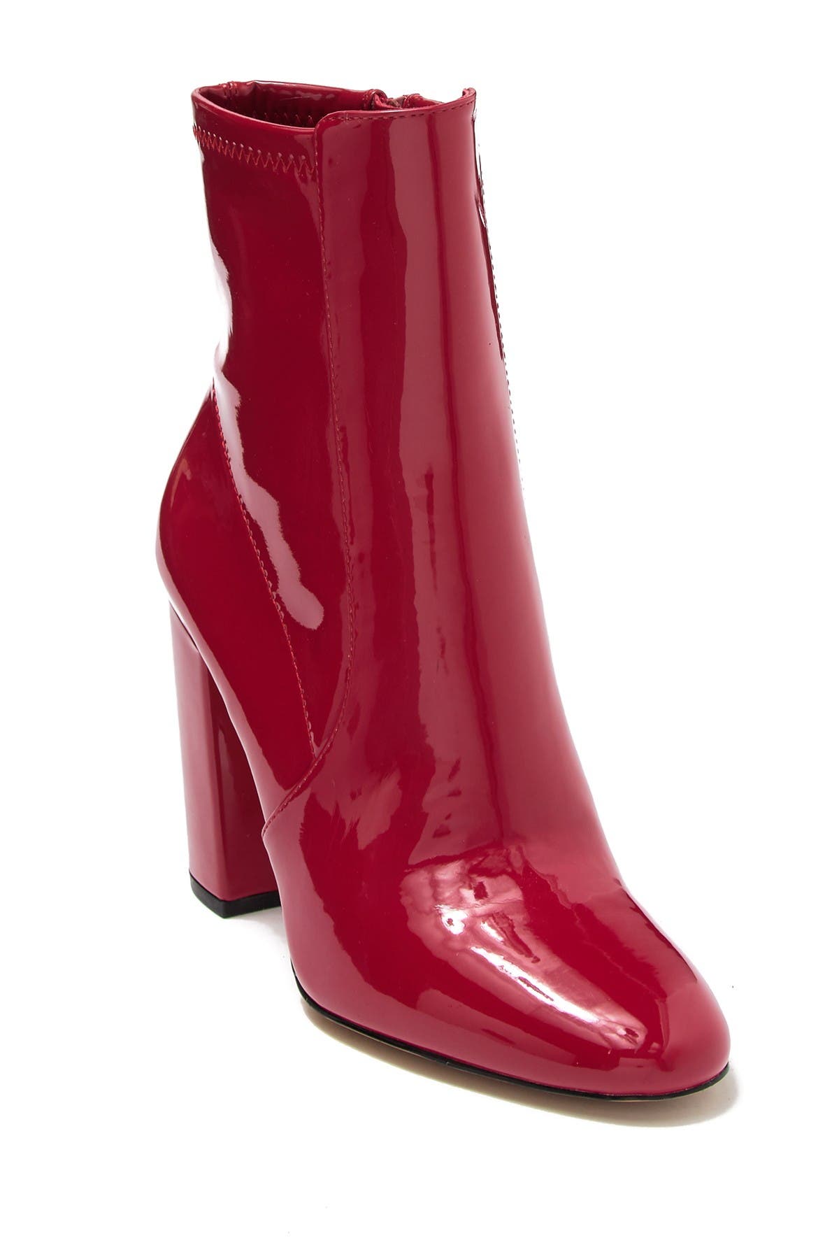 aldo red leather boots