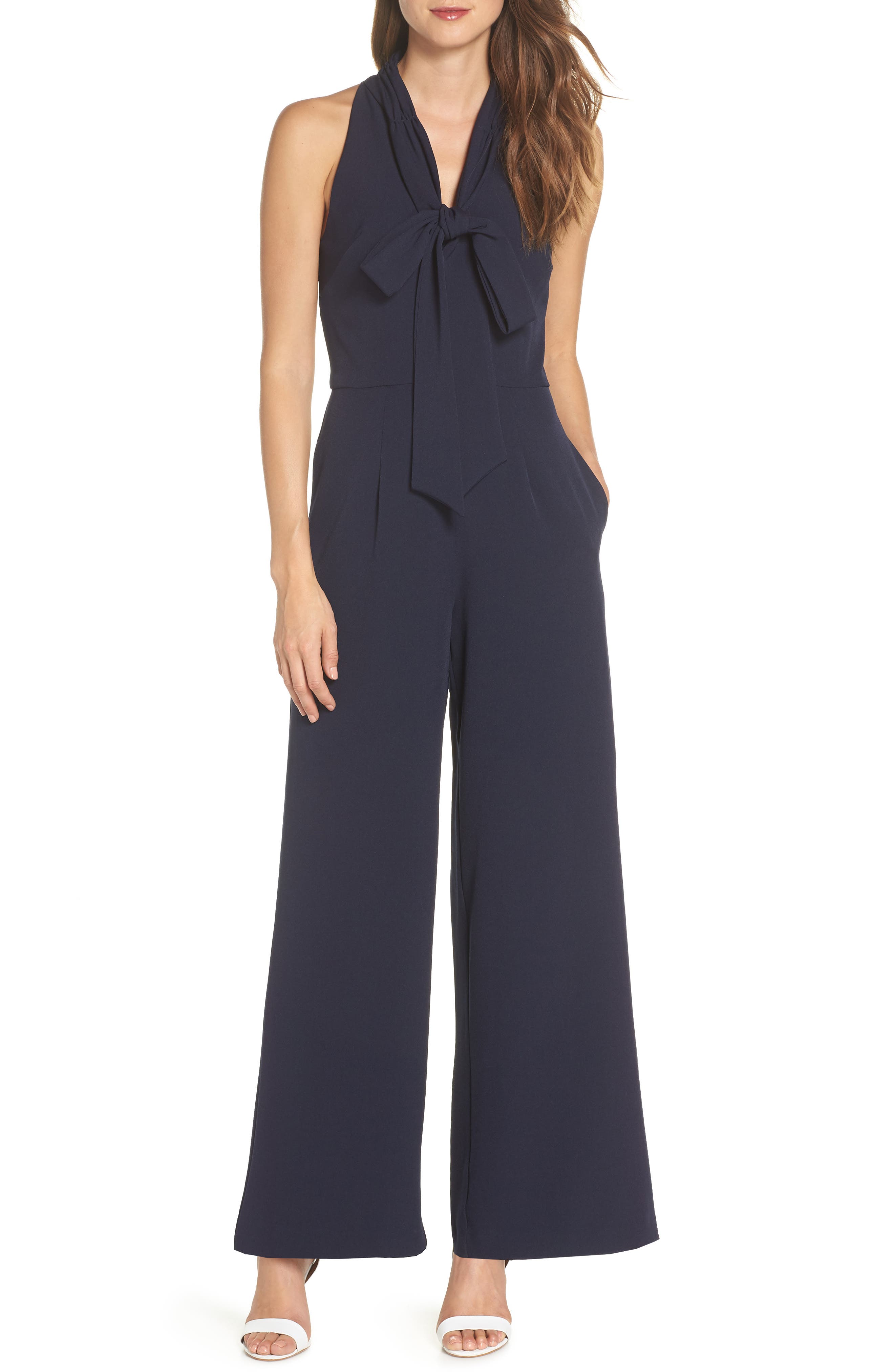 julia jordan halter jumpsuit