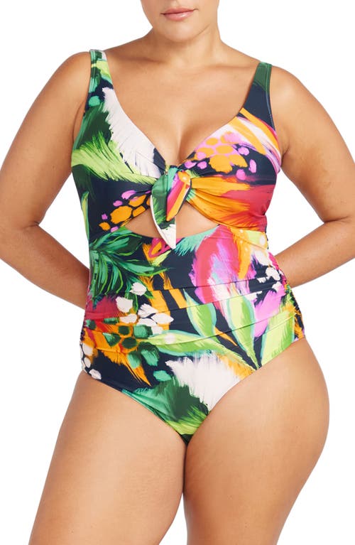 Artesands Chelona Cezanne Underwire One-Piece Swimsuit in Navy 