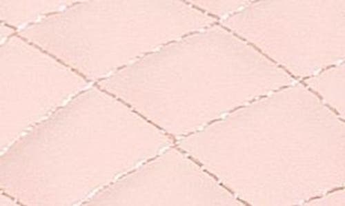 Alexia Admor Diamond Quilted Pleather Baseball Cap In Pink/gold