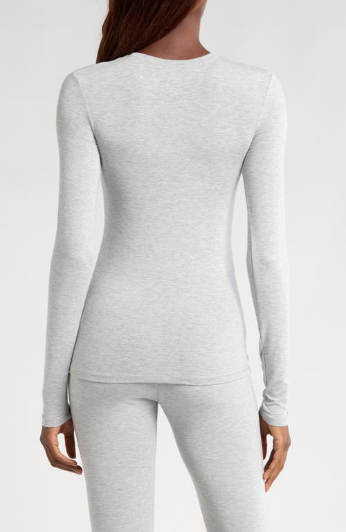 Ugg(r) Aidelene Long Sleeve Sleep Top In Grey Heather