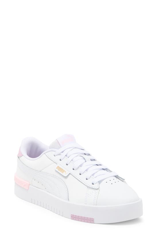 Puma Jada Renew Sneaker In  White- Gold-grape