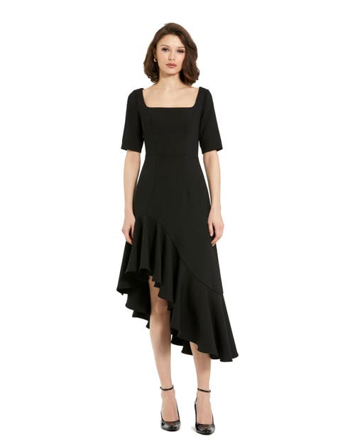 Mac Duggal Midi Dress In Black