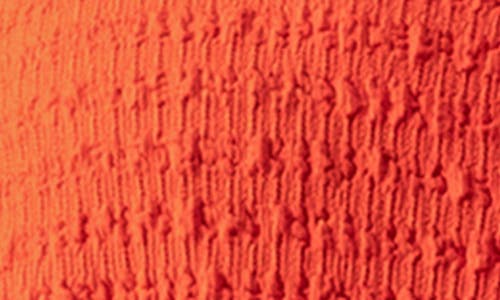 Shop Sanctuary Link Up Crinkle Stripe Tie Hem Sleeveless Top In Spicy Orange