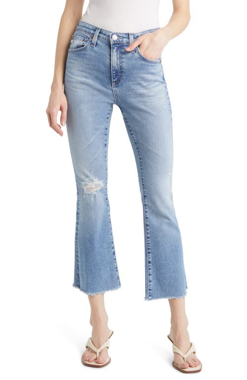 AG Farrah High Waist Crop Bootcut Jeans in 16 Years Soft Shore