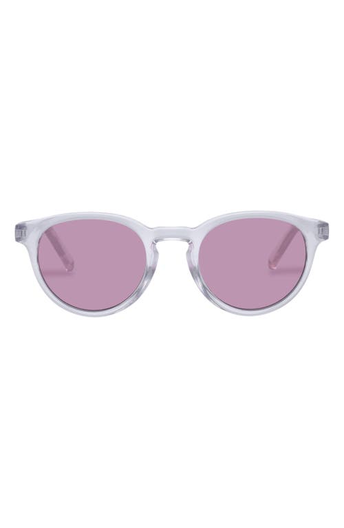 Trashy Round Sunglasses in Crystal Clear