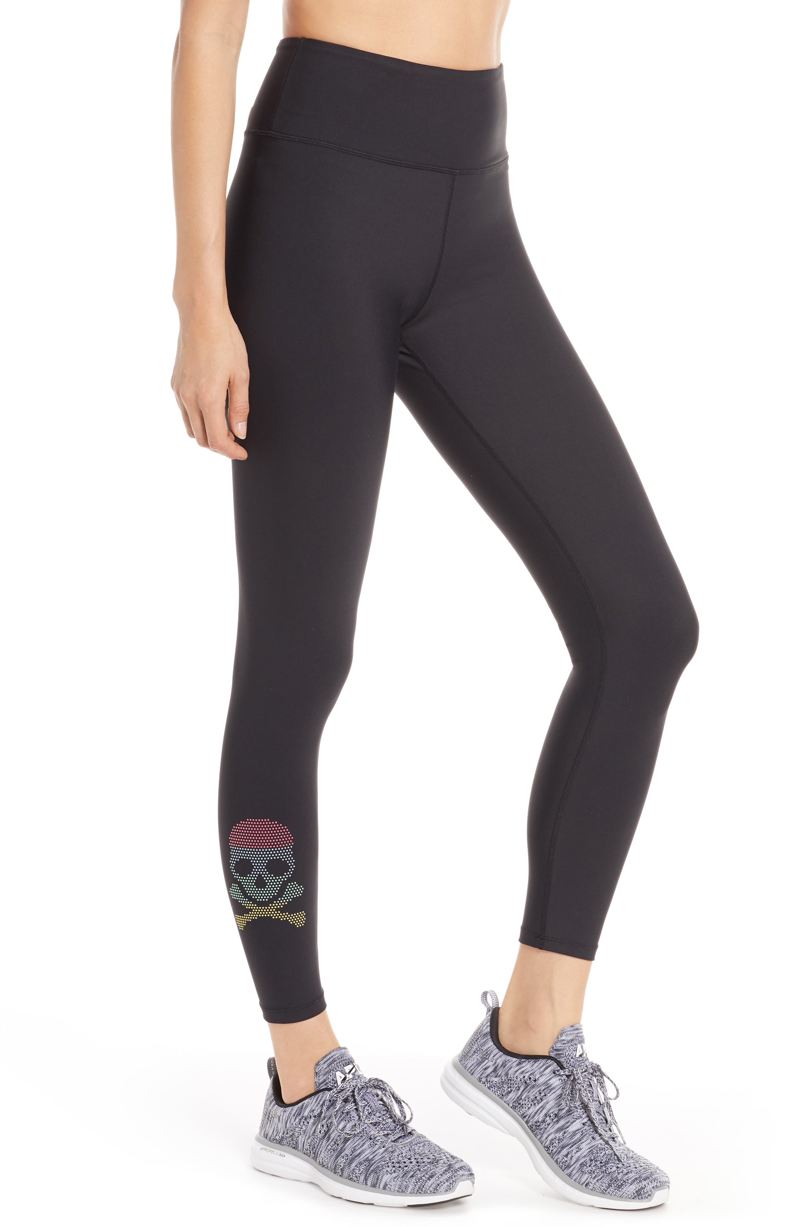 Soul By Soulcycle Pride Skull High Waist Leggings, Black