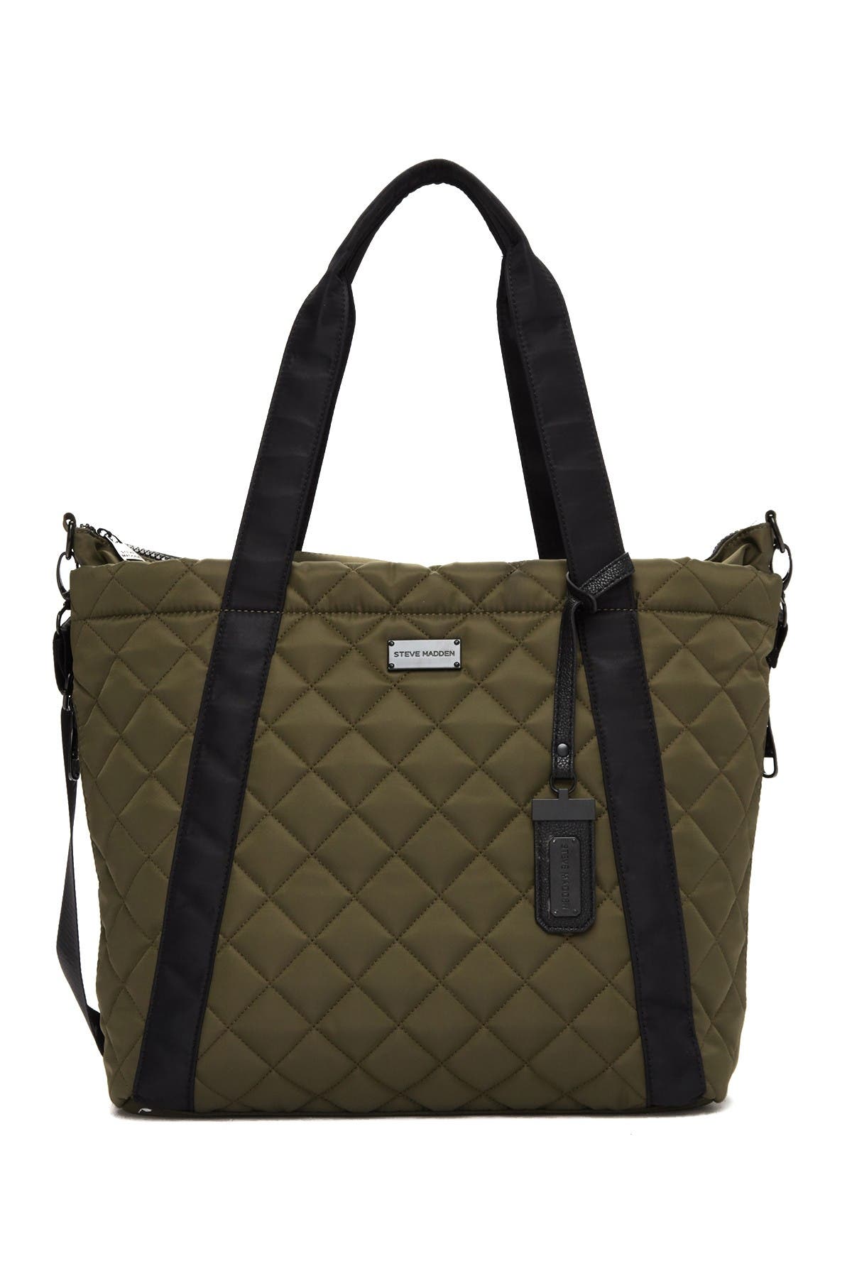 steve madden quilted tote