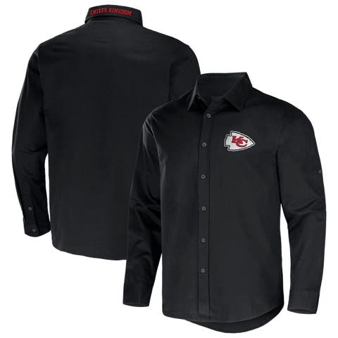 Men's Antigua Black/Gray Indianapolis Colts Carry Long Sleeve Button-Up Shirt Size: Medium