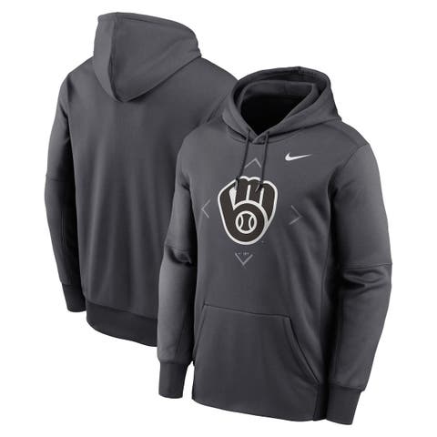 Men's Nike Gray New Orleans Saints Sideline Athletic Stack Performance Pullover Hoodie Size: Small