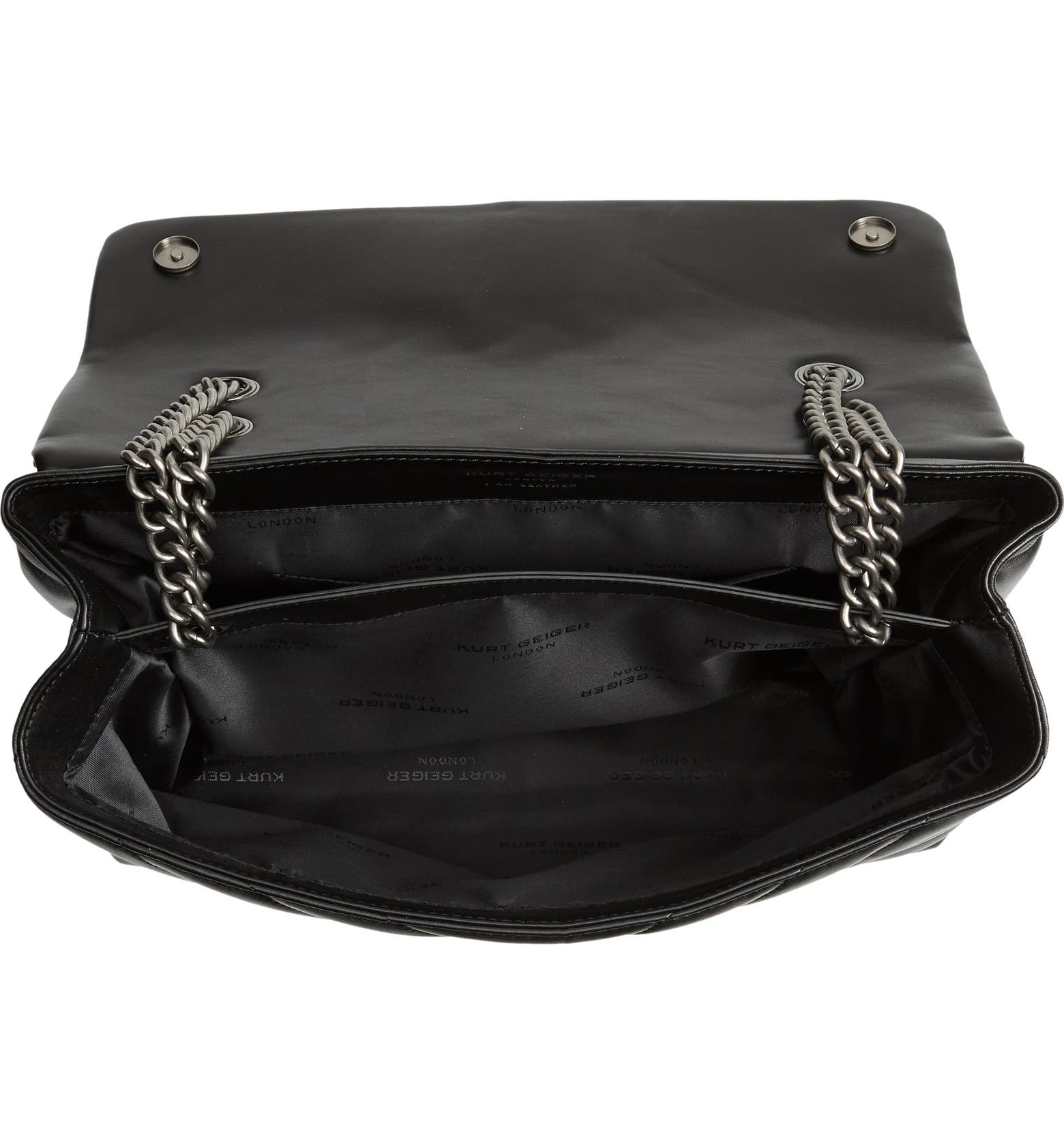 Kurt Geiger London Extra Extra Large Kensington Leather Shoulder Bag ...