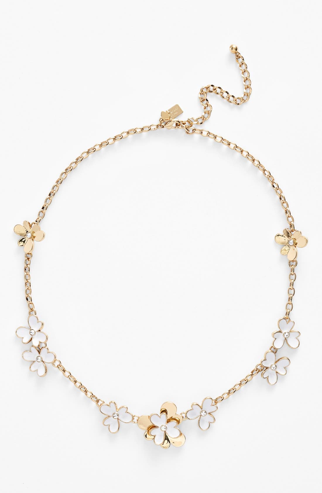 kate spade new york 'pansy blossoms' station necklace Nordstrom