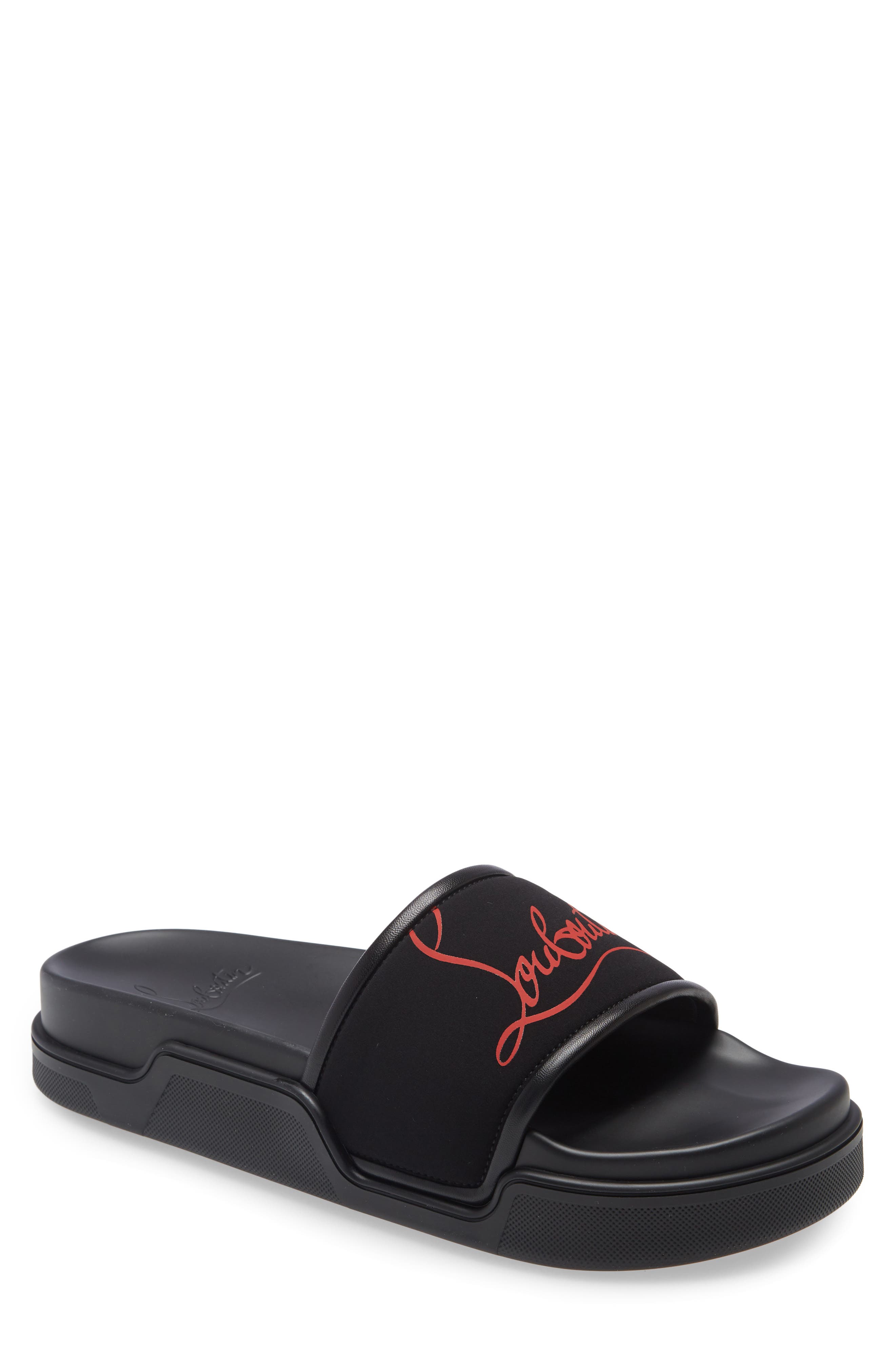 louboutin mens slides