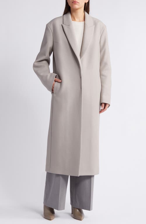 Shop Hugo Boss Boss Carund Wool Blend Coat In Griffin Melange