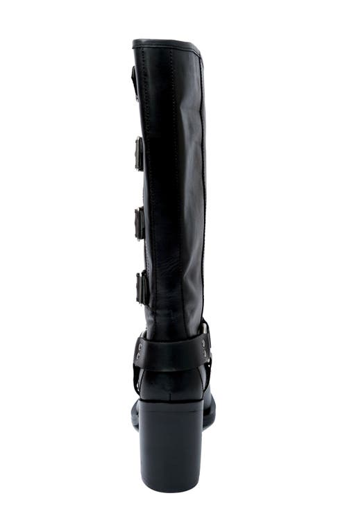 Kenneth Cole Emmett Knee High Boot In Black Leather